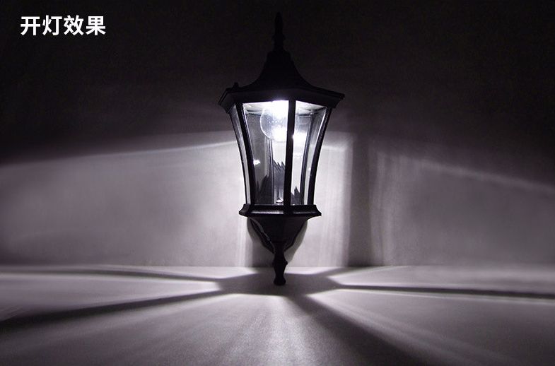 Solar garden lamp solar wall lamp outdoor villa high brightness wall lamp foreign trade products