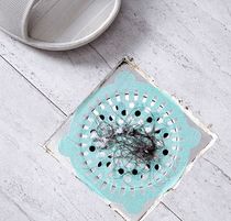 Disposable hair drain prevention pool filter screen home toilet sewer hair filter sticker