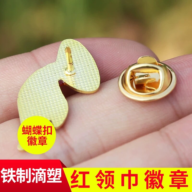 红领巾徽章细节图