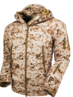 Sharkskin down jacket, outdoor camouflage down jacket undefined