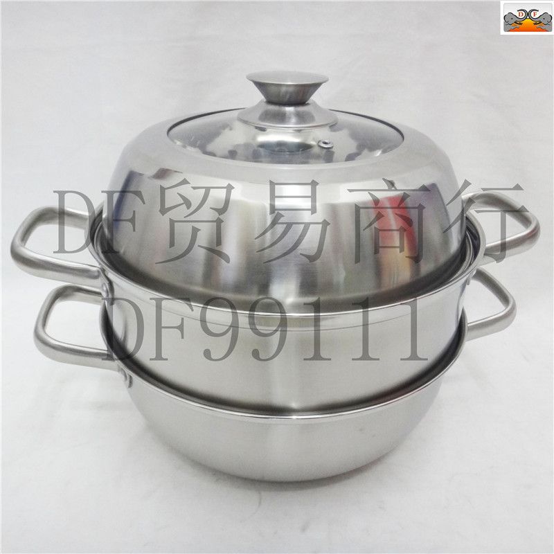 DF99111 double bottom multi-purpose clear steamer DF TRADING HOUSE