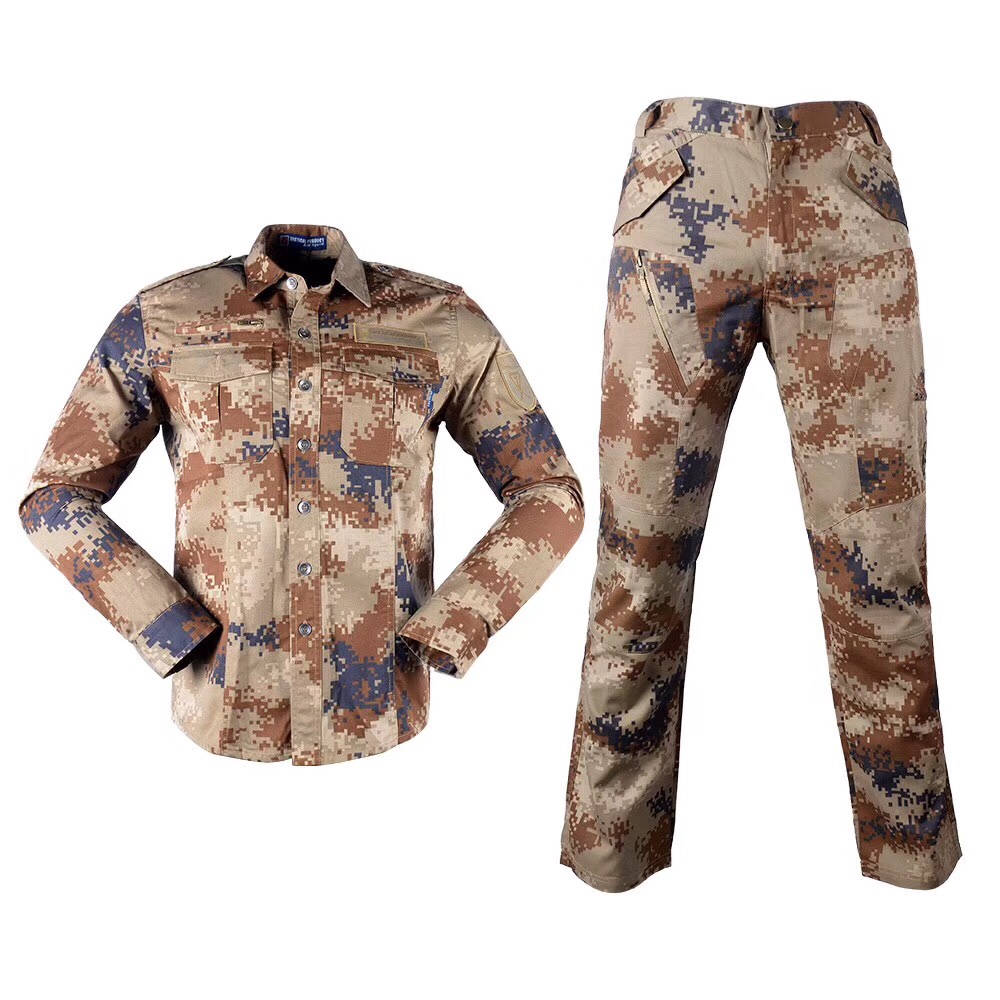 New set of camouflage clothing, second-generation outdoor mountaineering camouflage clothing details Picture