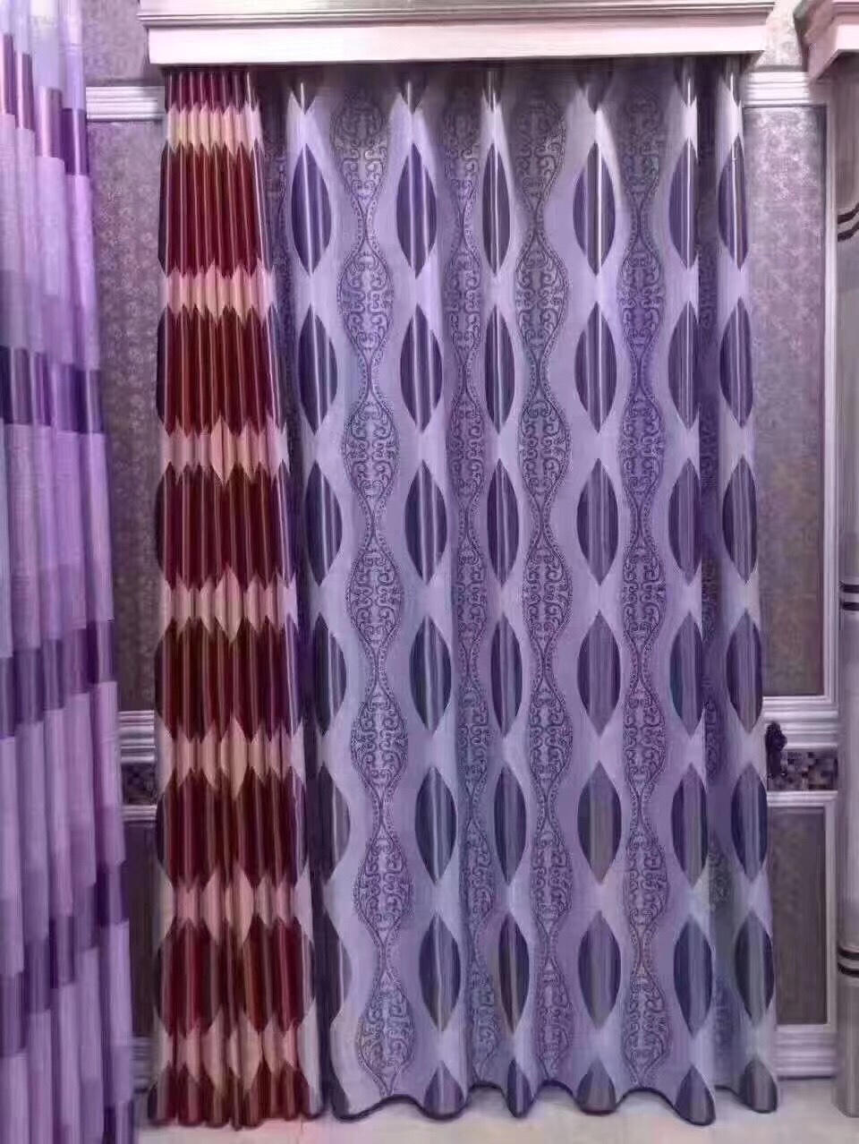 New jacquard fabric curtains are sold directly from the manufacturer with large discounts. Wholesale and retail are available details Picture