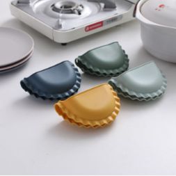 Nordic dumpling-shaped silicone heat-resistant and heat-insulating gloves for microwave ovens and ovens, high-temperature resistant silicone hand clamping gloves