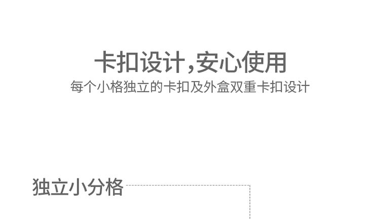 Portable one-week dispensing medicine box, portable storage, dispensing mini box detail image 11