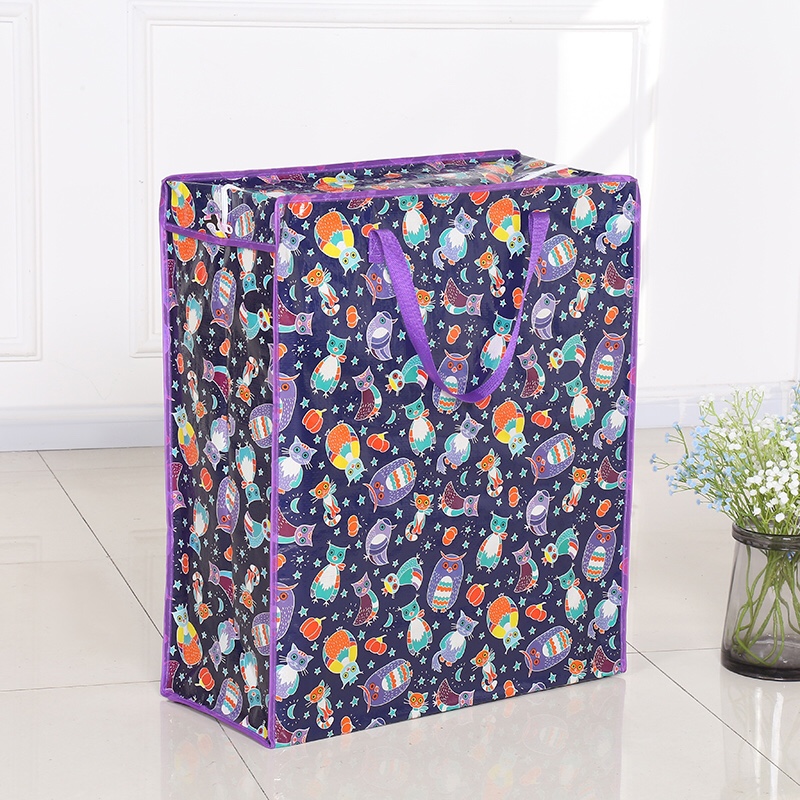 The latest version of 2020 on the market hand woven bag PP film printing woven bag moving bag custom advertising bag details Picture