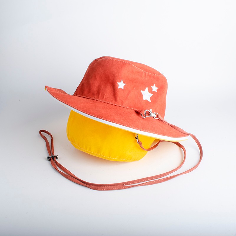 The new fisherman hat is a fashionable and simple Korean-style detachable dual-purpose basin hat for sun protection and sun protection for both boys and girls Application Scenario