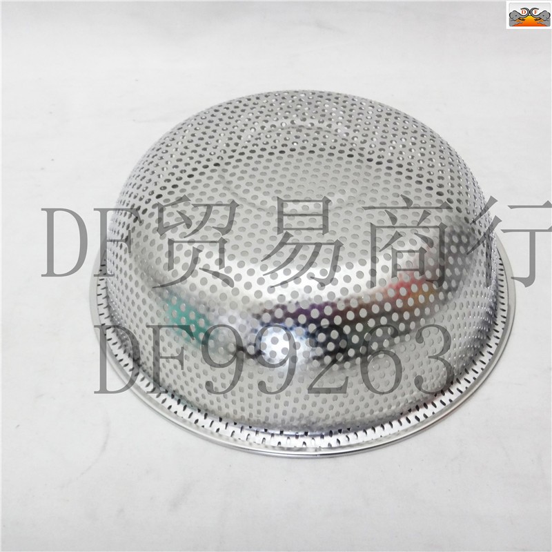 DF99263    沥水篮 彩色多用密孔沥水盆桶双耳淘洗米筛水果蔬沥控水篮盆   DF  TRADING HOUSE详情图5