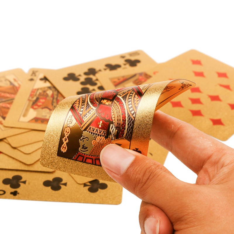 厂家直销扑克创意巴黎塔扑克牌土豪金扑克PET环保材质金箔扑克牌详情图10