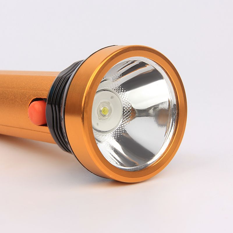 Jg-519 Aluminum alloy rechargeable lithium battery Flashlight household convenient blackout emergency lighting Specification drawing