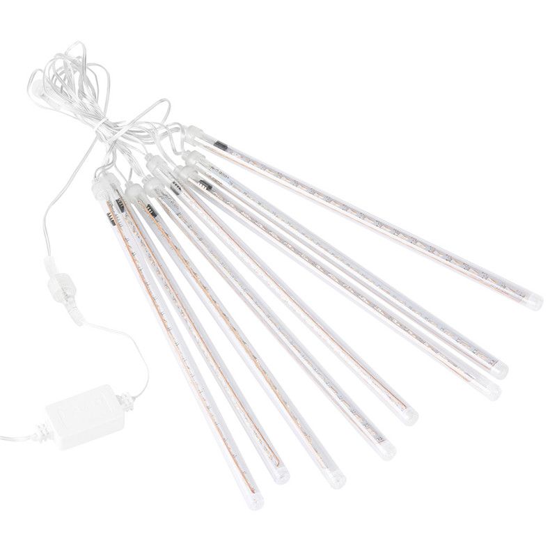 Factory direct sales of waterproof meteor shower 50 cm set, double-sided surface mount illuminated outdoor special meteor shower lamp