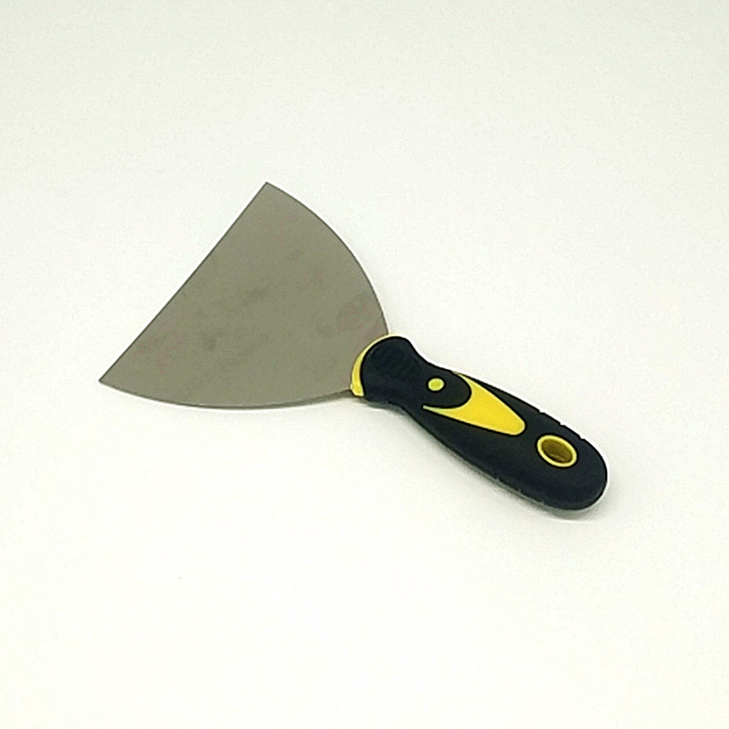4寸油灰刀 腻子灰刀 填缝小铲刀 塑胶柄 清洁刮刀工具细节图