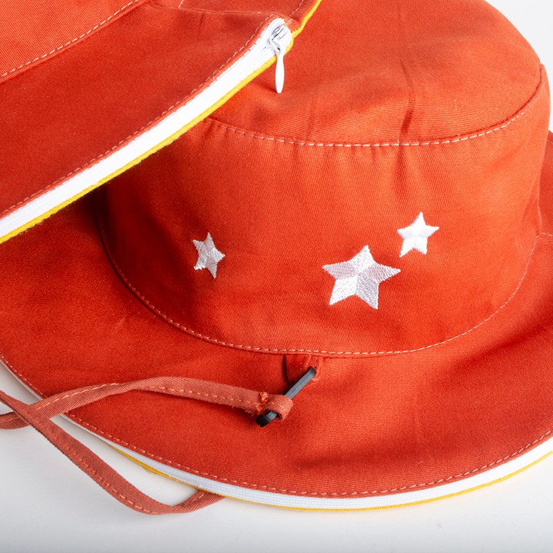 The new fisherman hat is a fashionable and simple Korean-style detachable dual-purpose basin hat for sun protection and sun protection for both boys and girls details Picture