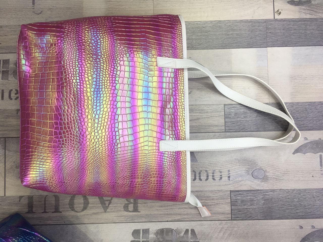 Colorful fish and crocodile style one-shoulder bag for ladies thumbnail