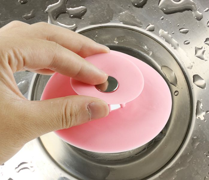 Kitchen deodorant floor drain silicone bounce floor drain bathroom UFO floor drain cover