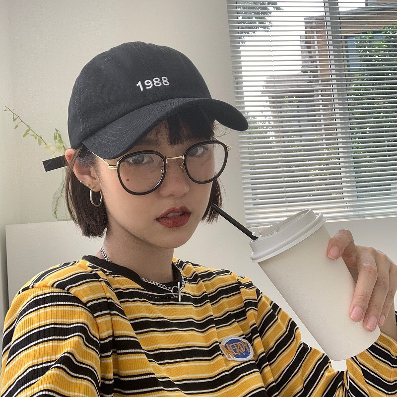 Hats for men and women spring and summer soft top casual day cap with duck hat Fashion Korean version Instagram street embroidered shade baseball cap thumbnail