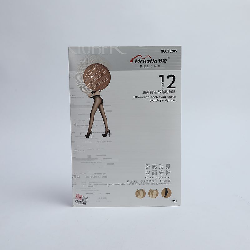 Mengna 12D super elastic wide body double crotch pantyhose G6205 bagged -301#/30216 full figure