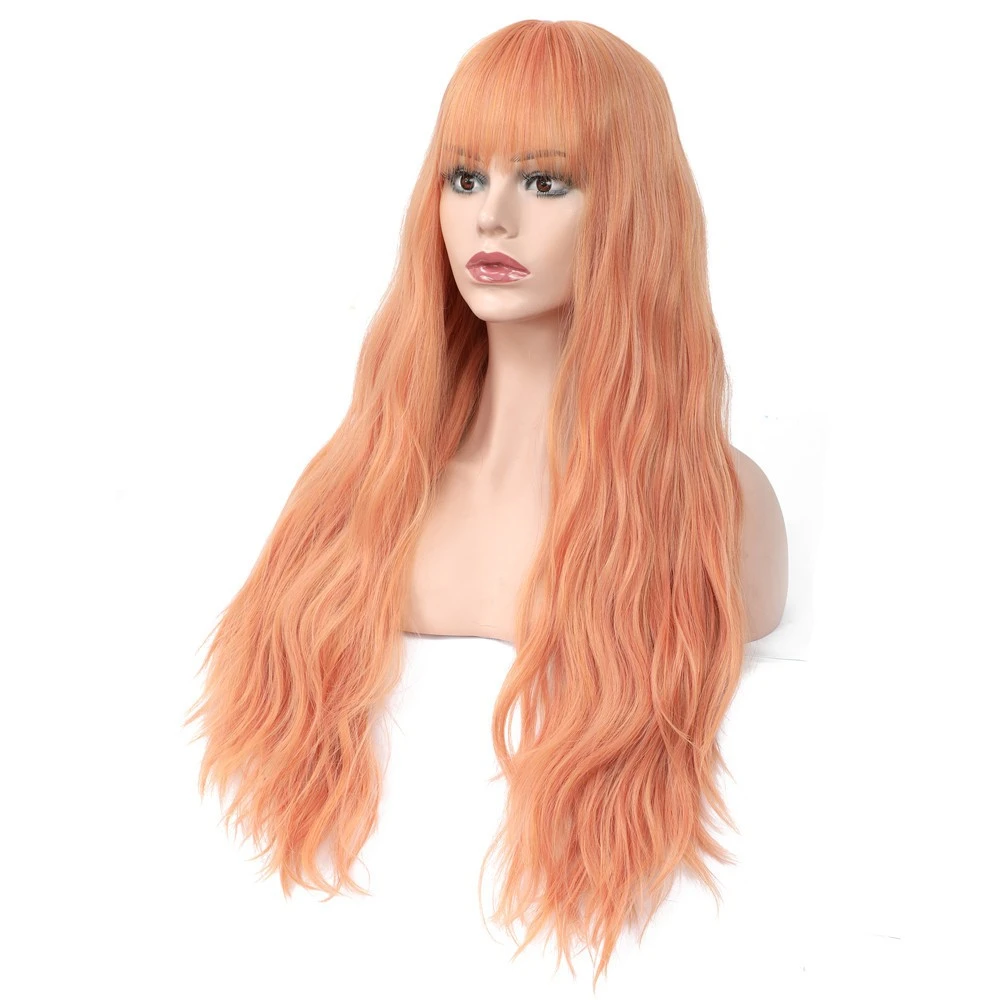 The latest long-haired synthetic fiber headgear from Europe and America is in stock detail image 4