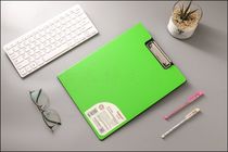 Self - made vertical FC folder pad writing folder menu clamp paper clamp secretary clamp