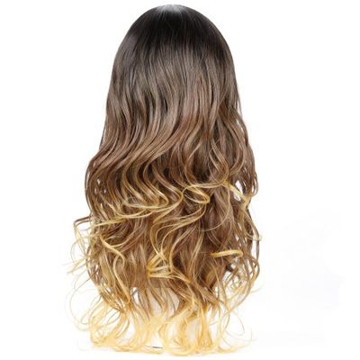 New European and American wig for women with gradient synthetic fiber headwear Application Scenario