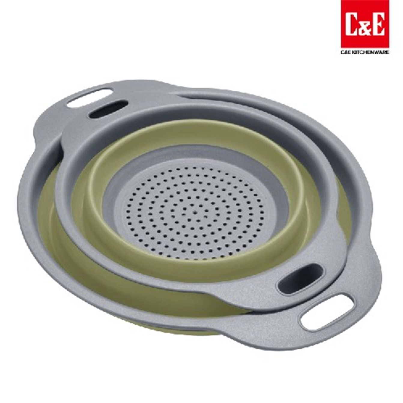 Yiwu Selection PH-6686X Folding Asphalt basket Set (dark green) /19006 full figure