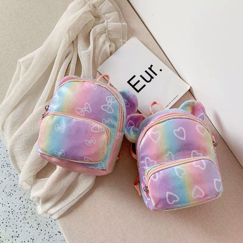 造型可爱亮片儿童背包详情图2