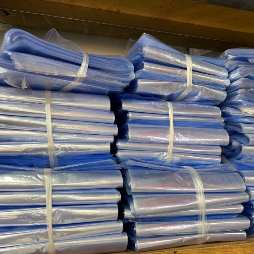 收缩袋PVC热收缩膜 收缩膜 热收缩袋子 对折 筒膜 单片 厂家直销 源头厂家15.5*30。2.5c