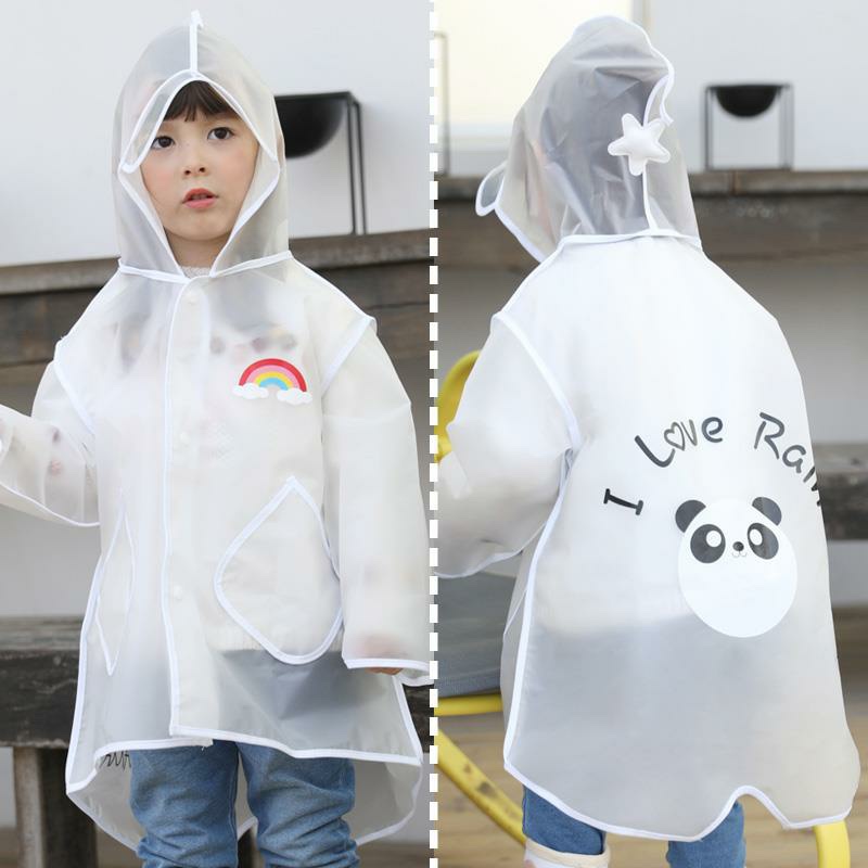 EVA环保卡通雨衣细节图