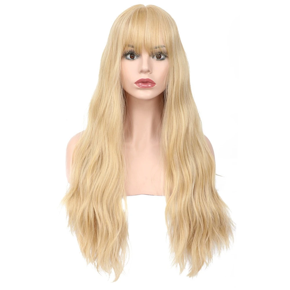 The latest long-haired synthetic fiber headgear from Europe and America is in stock detail image 6