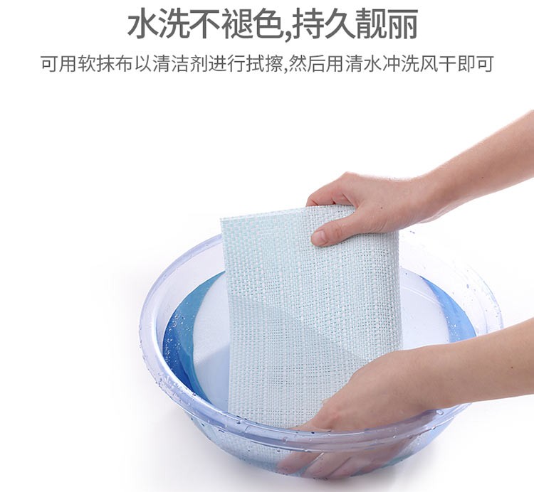 fasola日式餐垫隔热垫 餐桌垫隔热 西餐垫碗垫（2片蓝款）详情图16