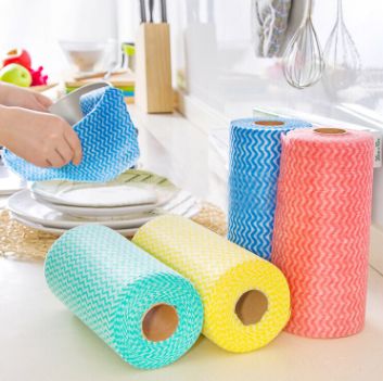 Disposable non-woven cloth dishcloth multi-functional kitchen oil-free cleaning lazy dishcloth dishcloth
