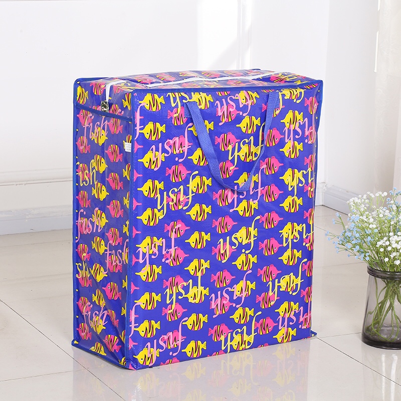 The latest version of 2020 on the market hand woven bag PP film printing woven bag moving bag custom advertising bag undefined