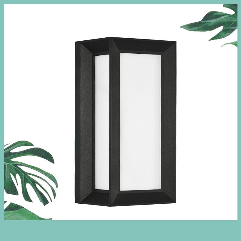 Led wall lamp suite Outdoor waterproof wall lamp shell simple outdoor wall lamp rectangular wall lamp