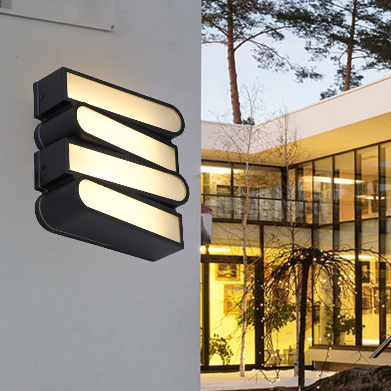 Outdoor creative wall lamp indoor staircase corridor LED wall lamp hotel wall lamp villa courtyard lighting