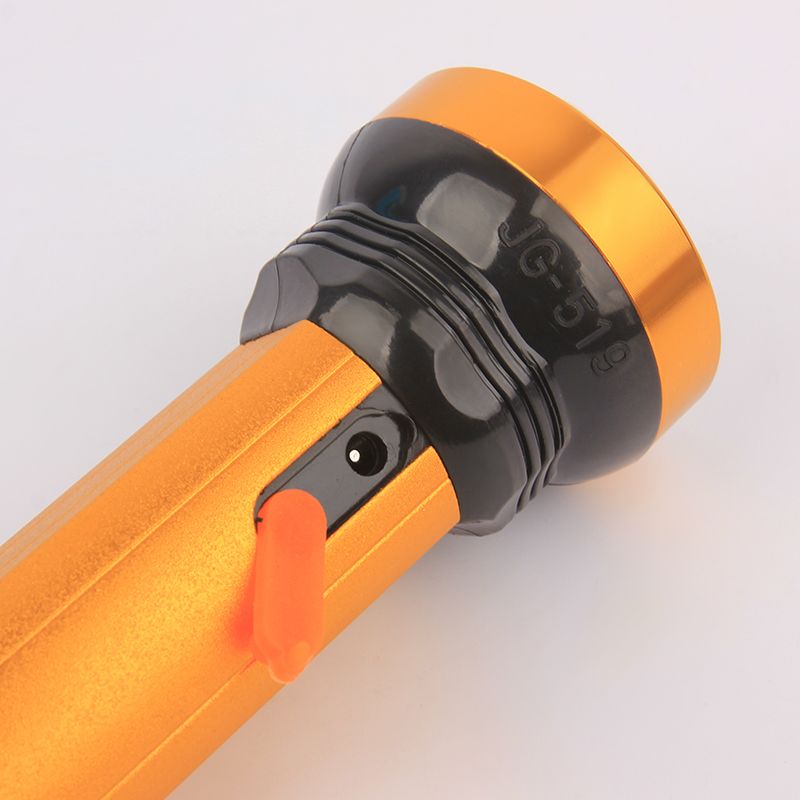 Jg-519 Aluminum alloy rechargeable lithium battery Flashlight household convenient blackout emergency lighting details Picture