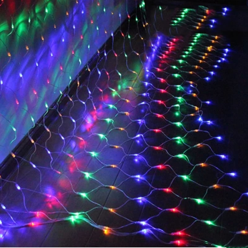 LED网灯3*2米渔网灯LED灯光节装饰灯防雨满天星灯串圣诞彩灯网灯图