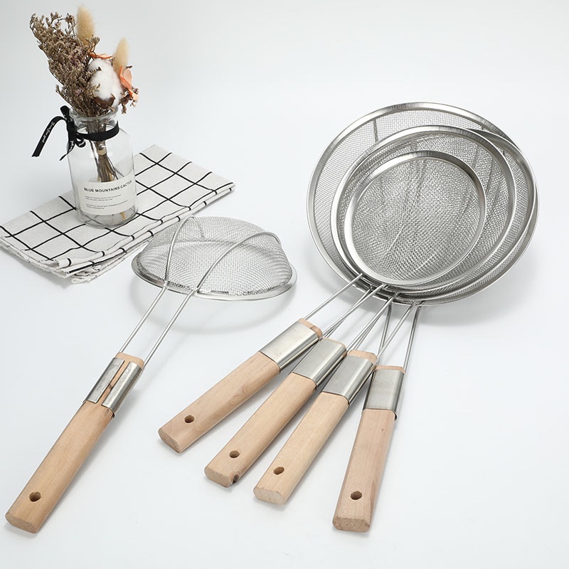 不锈钢捞篱 捞面条 饺子 不锈钢网漏产品图