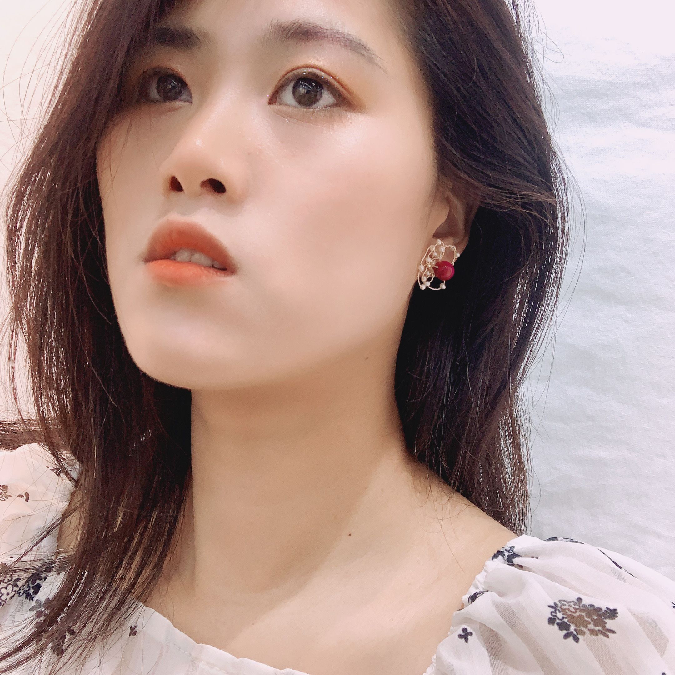 New Korean version of handmade light luxury versatile temperament earrings personality temperament jewelry S925 silver needle female jewelry thumbnail