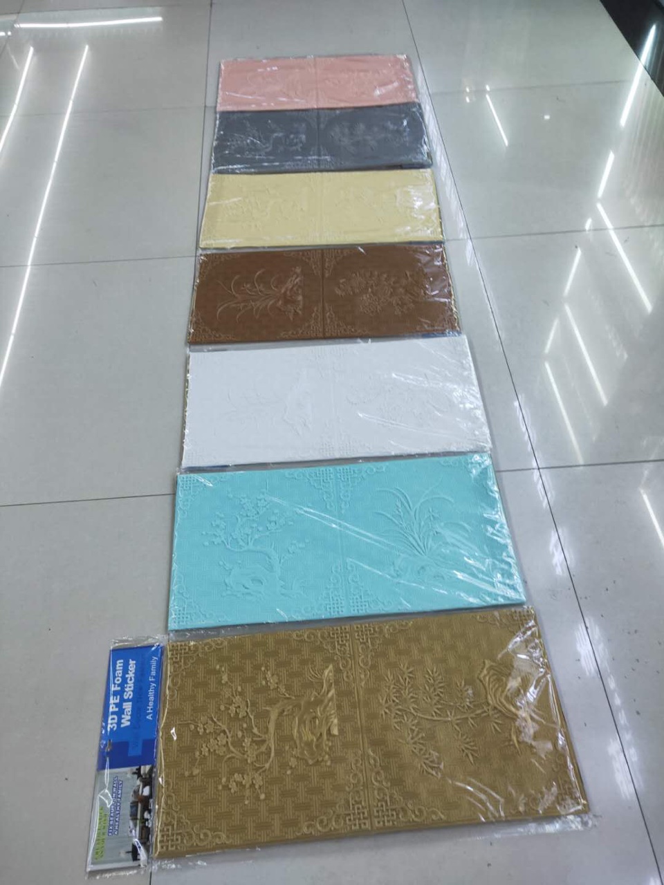 70cmx70cm6mm新花色墙贴厂家直销新款家用多功能高档墙纸家居墙纸
