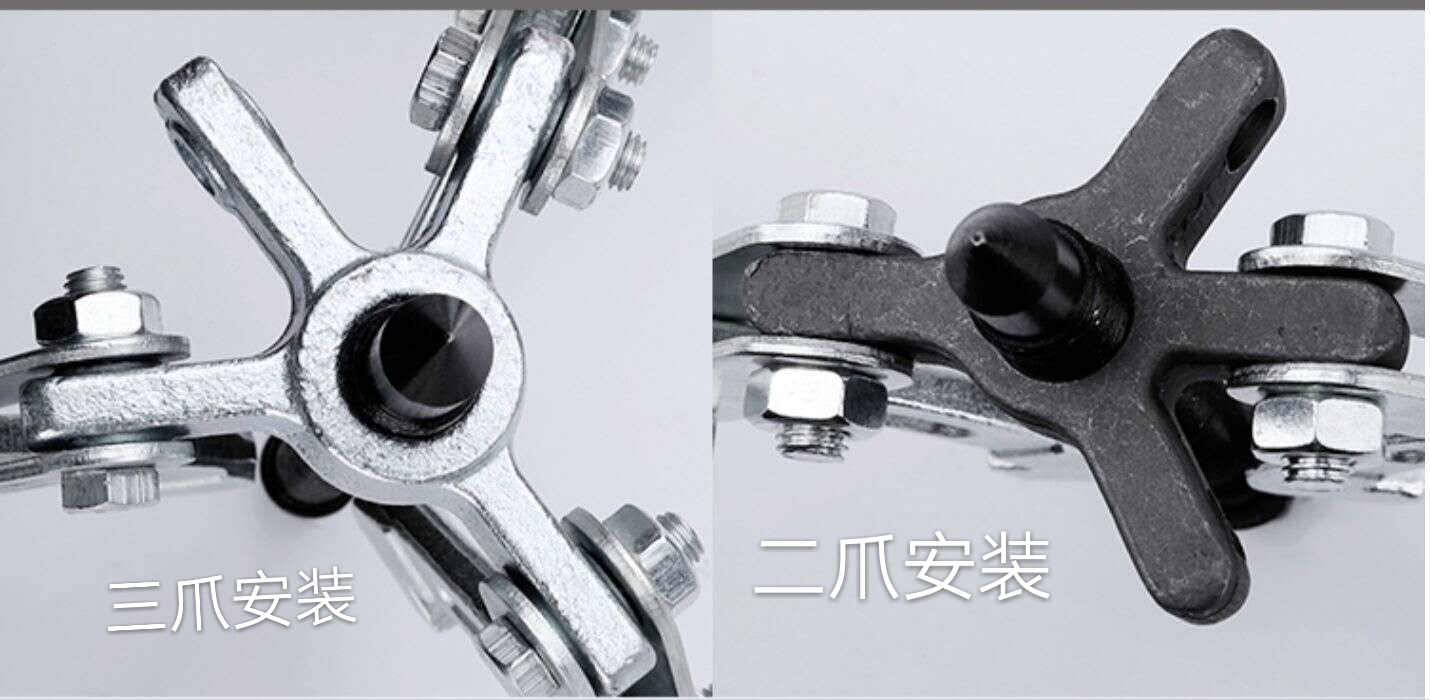 正浩五金三爪拉马二爪拉马轴承拆卸工具拆轴承取出器三爪拉玛拔轮器多功能小型手动工具