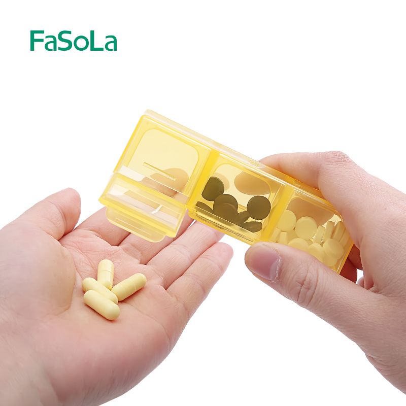 Portable one-week dispensing medicine box, portable storage, dispensing mini box Specification image