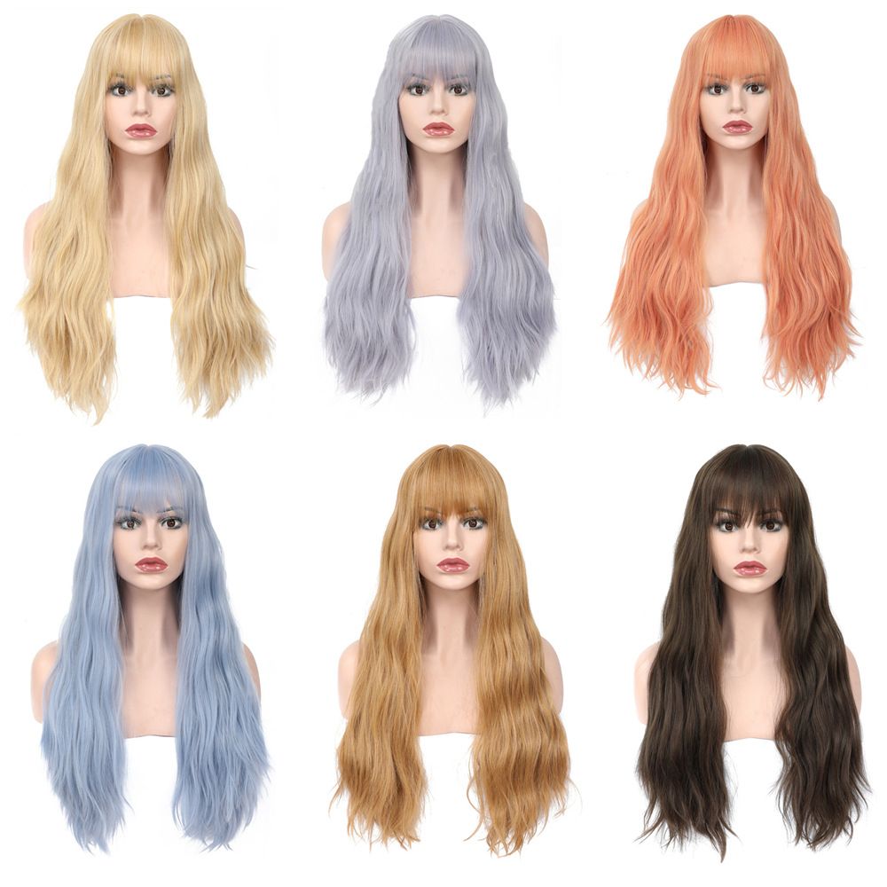 The latest long-haired synthetic fiber headgear from Europe and America is in stock