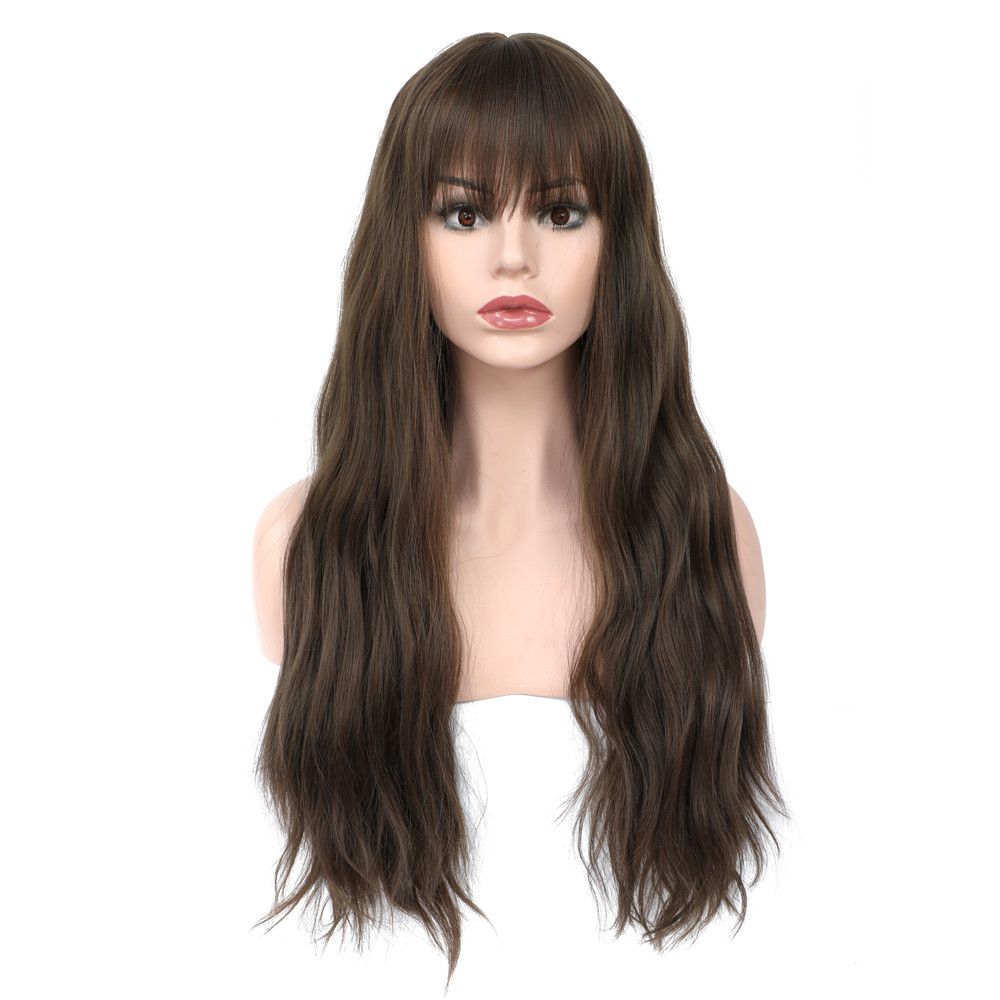 The latest long-haired synthetic fiber headgear from Europe and America is in stock details Picture