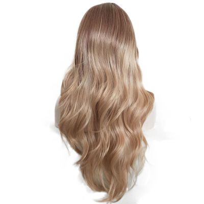 New European and American wig with high-temperature synthetic fiber long curly hair gradient dyeing Application Scenario