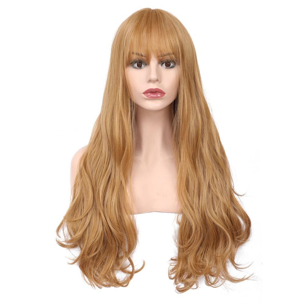 New wavy synthetic fiber headgear for long hair in Europe and America is in stock Application Scenario