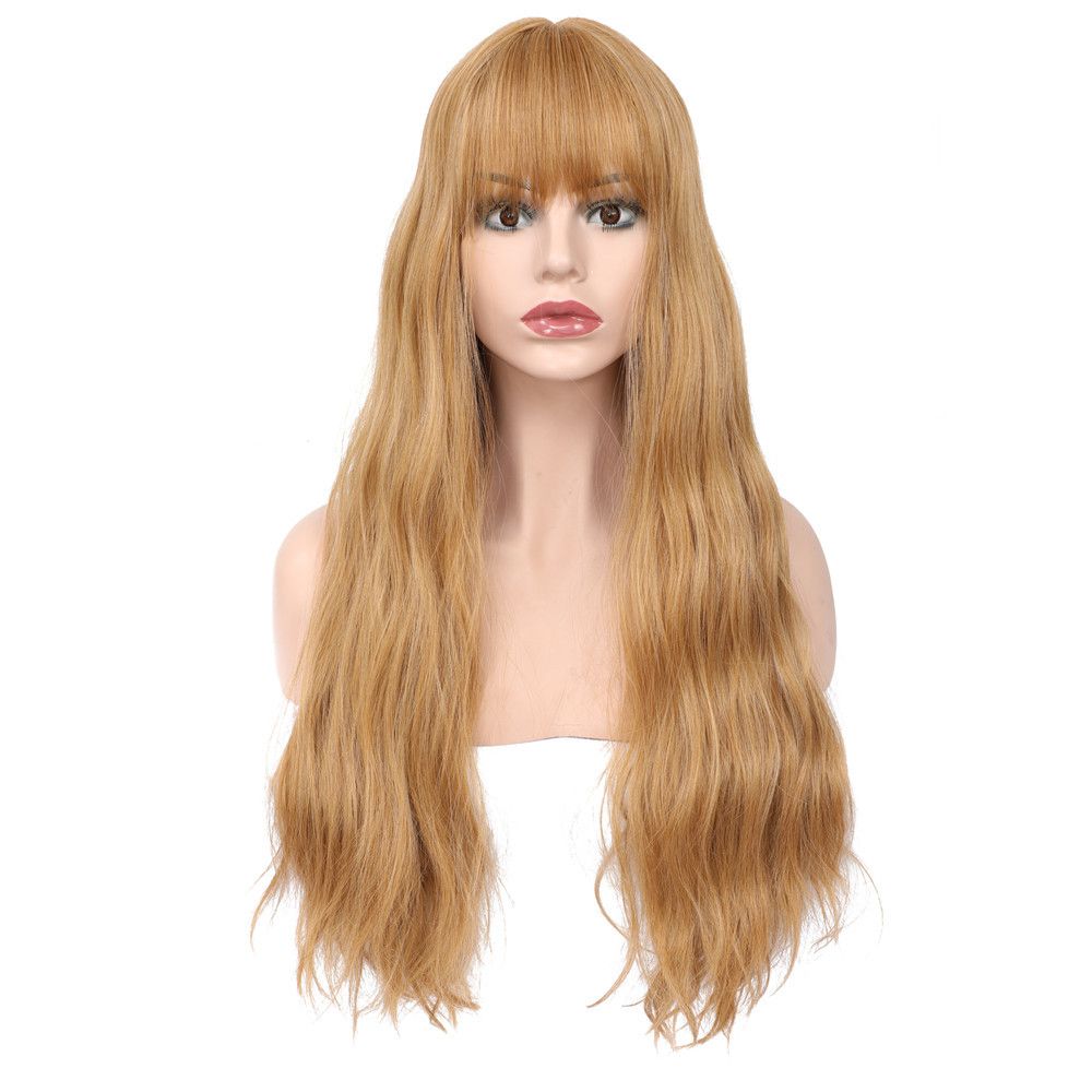 The latest long-haired synthetic fiber headgear from Europe and America is in stock Specification image
