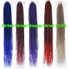 New style wigs: long straight hair for women, black people with dirty braids, hand-twisted braids and long hair Application Scenario
