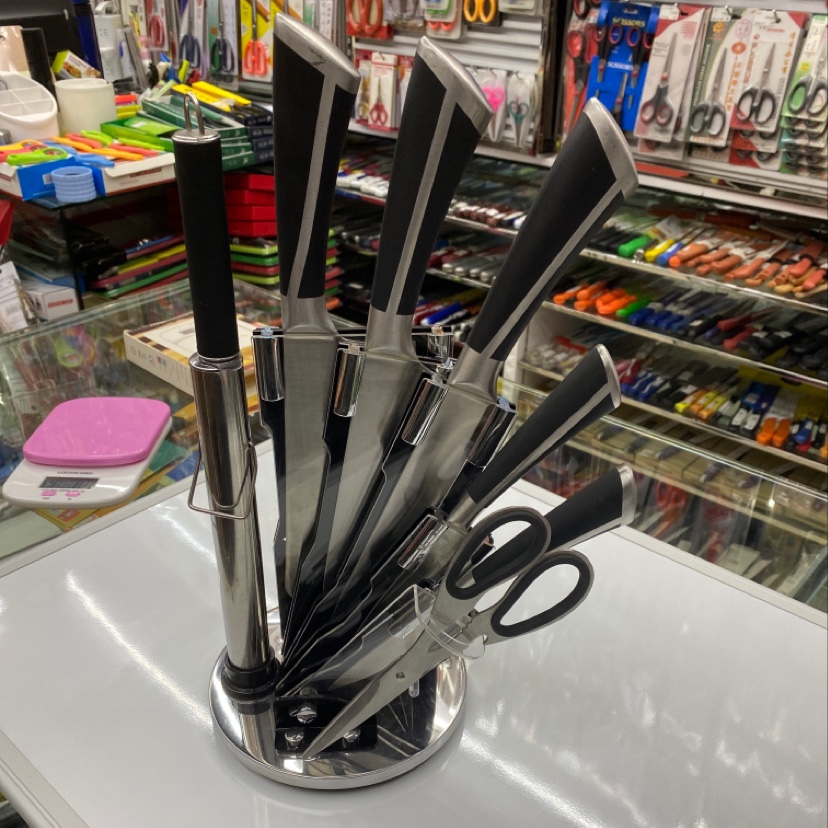 套装刀架 厨房刀具7件套 厨房用品
