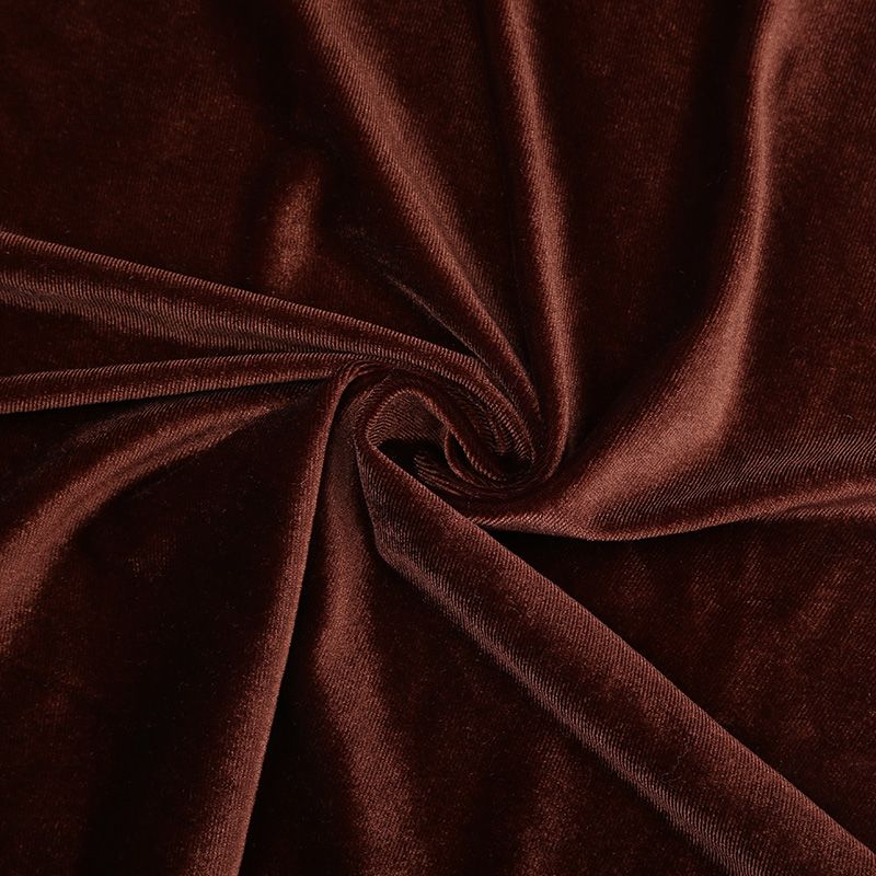 Direct sales from the manufacturer of encrypted Korean velvet, golden velvet fabric, warp knitted full polyester stretch fabric Application Scenario