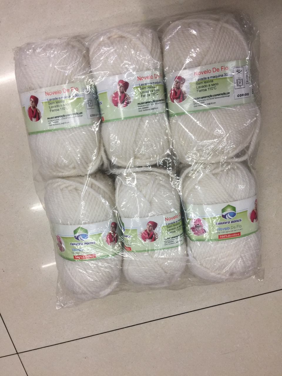 Rain wool yarn and wool thread